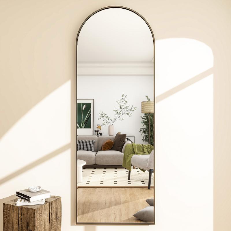 BEAUTYPEAK Arched Full Length Floor Mirror 64