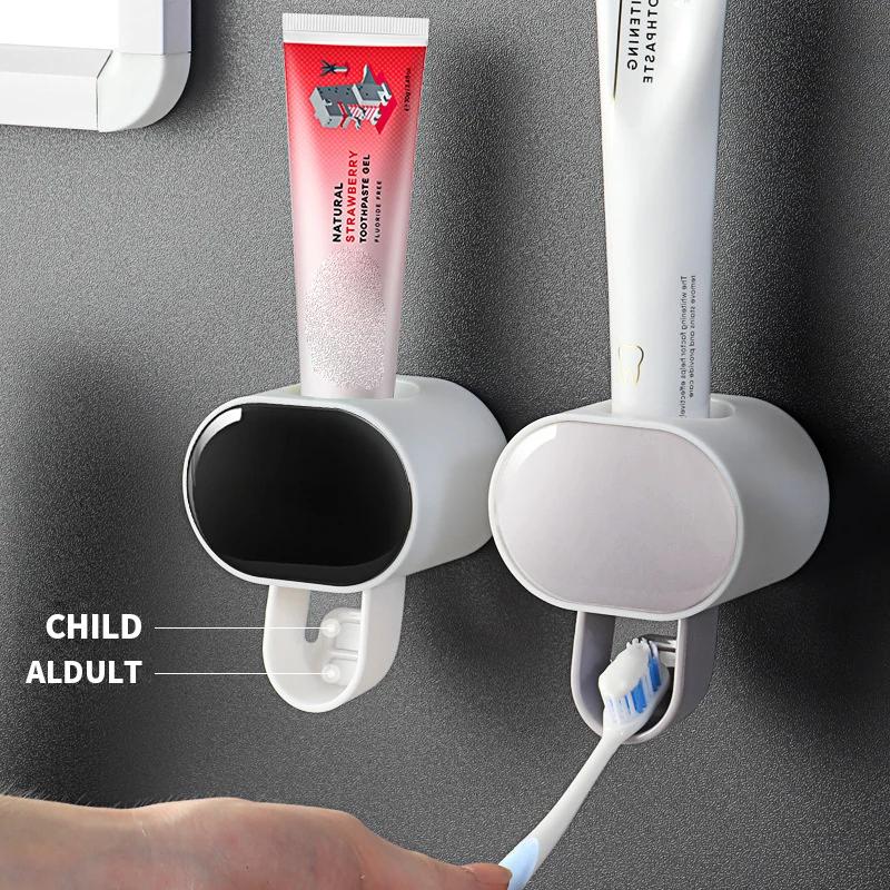 Automatic Toothpaste Dispenser Bathroom Accessories Toothbrush Holder for Home Bathroom Dental Cream Dispenser Dropshipping Does not apply