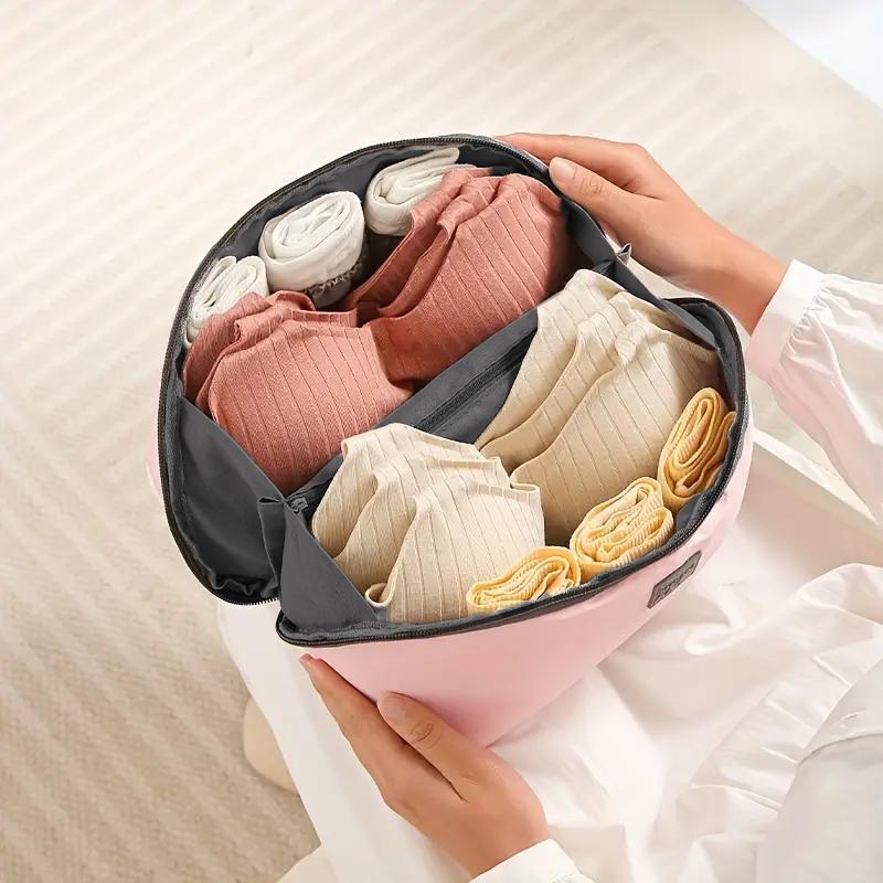 Underwear Storage Bag, Summer Portable Zipper Bras Organizer for Traveling, Women's Lingerie & Underwear Accessories