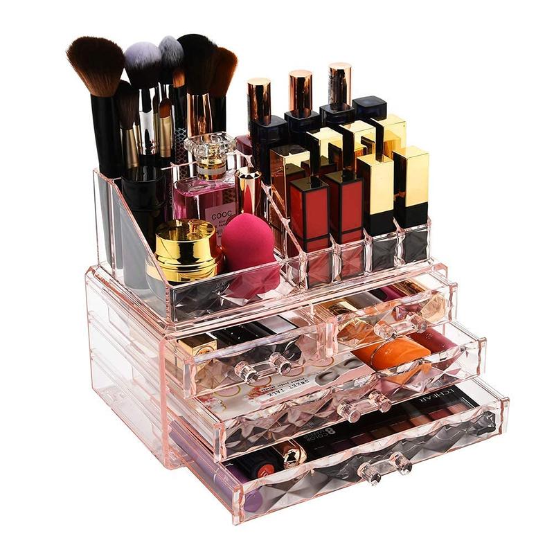 Makeup Organizer - 2 Styles Available - Pink Makeup Organizer Box Boxes organizer bag