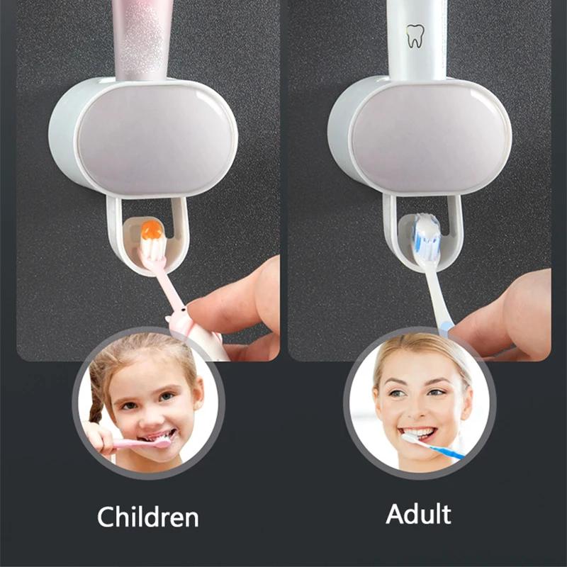 Automatic Toothpaste Dispenser Bathroom Accessories Toothbrush Holder for Home Bathroom Dental Cream Dispenser Dropshipping Does not apply