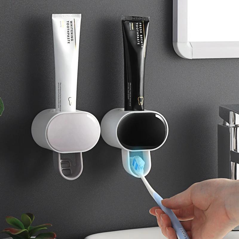 Automatic Toothpaste Dispenser Bathroom Accessories Toothbrush Holder for Home Bathroom Dental Cream Dispenser Dropshipping Does not apply