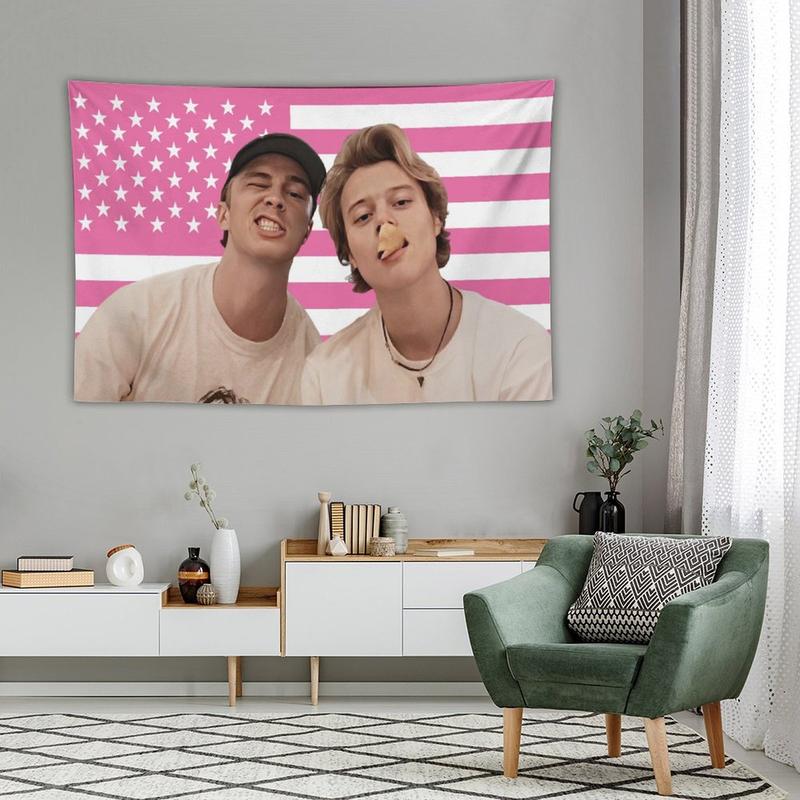 Drew JJ Pink Rafe America Funny Starkey Cameron Maybank Flag for College Dorm Decor, Outdoor Party, Patio Yard, Room Decor Tapestry Merch