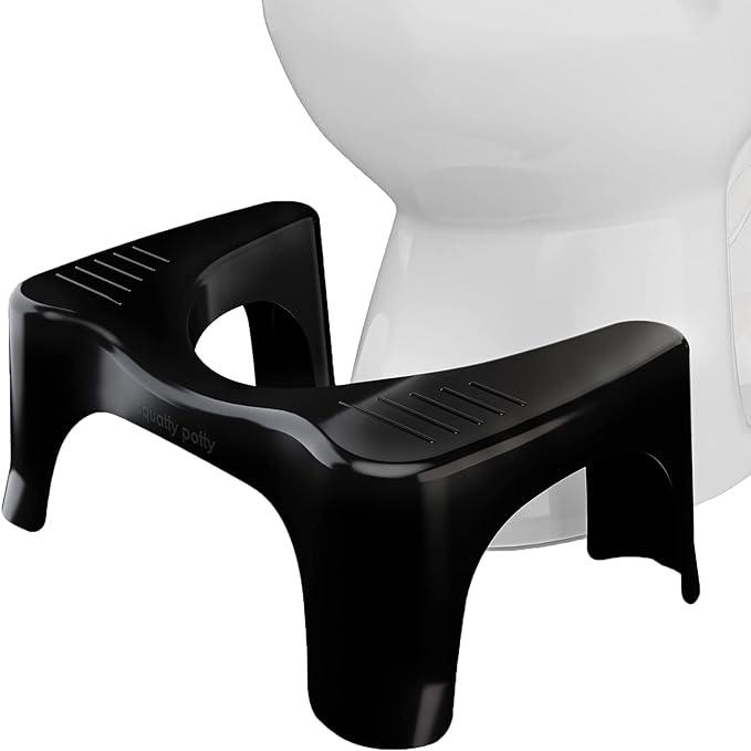 Squatty Potty Simple Bathroom Toilet Stool, White, 7