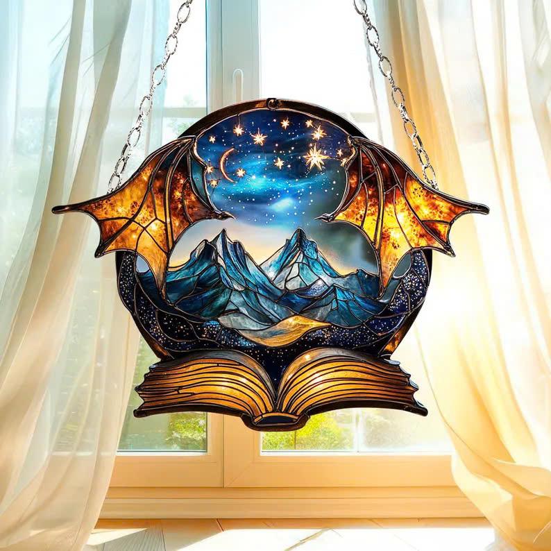 Night Court ACRYLIC SUNCATCHER Night Court Acrylic Window Hanging Ornament For Fantasy Book Reader Gift Book Lover Bookish Gift