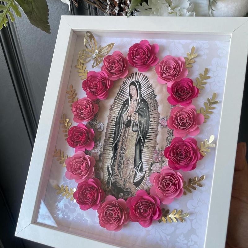 Virgen de guadalupe shadow box