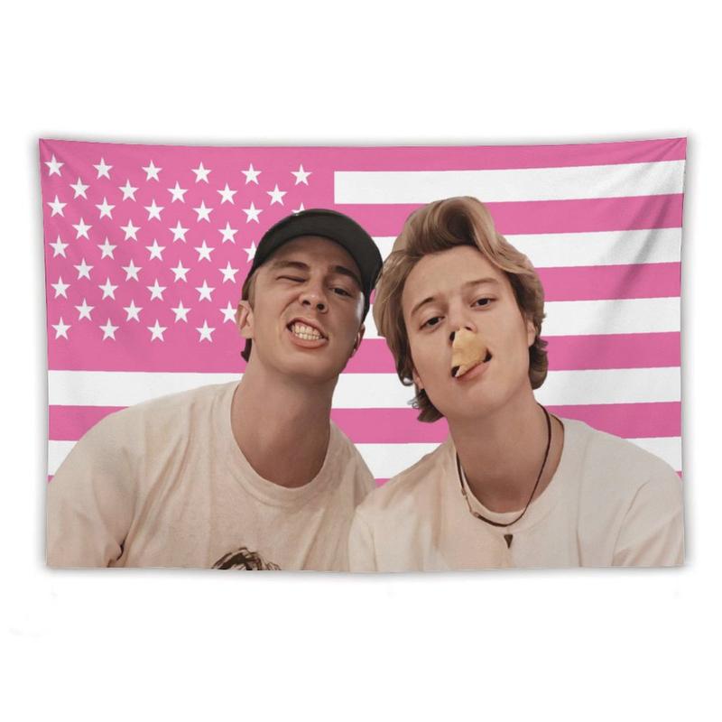 Drew JJ Pink Rafe America Funny Starkey Cameron Maybank Flag for College Dorm Decor, Outdoor Party, Patio Yard, Room Decor Tapestry Merch