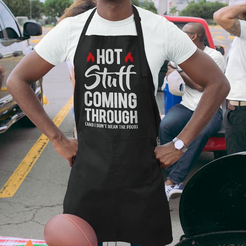 SANDJEST Humorous Apron with Pockets Chef BBQ Grilling Cooking Apron Gift for Birthday Christmas Funny Aprons for Men Dad Husband Boyfriend Grandpa chef apron