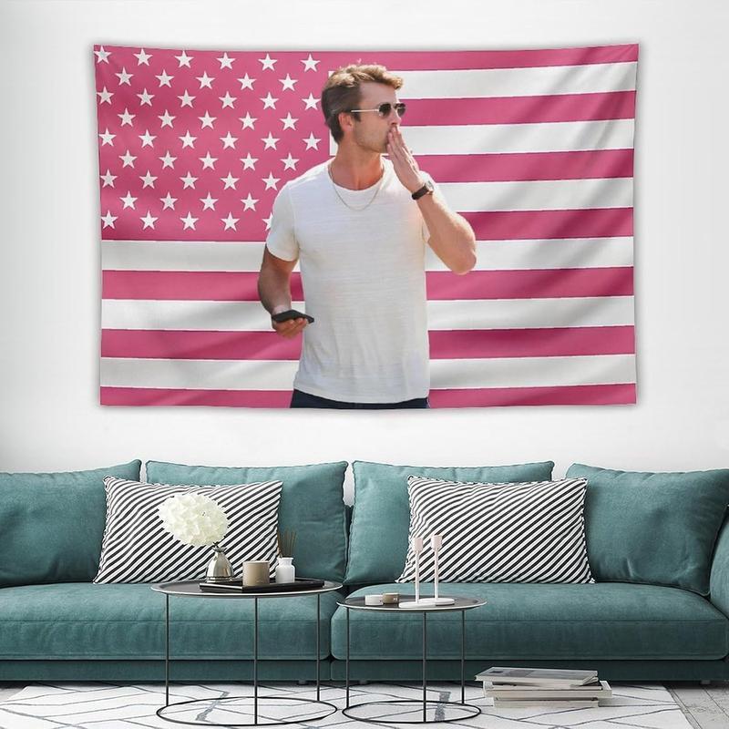 Glen Flag Powell Tapestry Wall Tapestry Poster Suitable for College Dormitory Cave Bedroom Living Room Party Decoration Merch