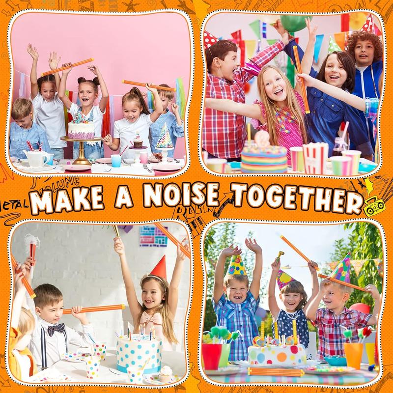 Groan Tube Noise Maker Stick Funny Plastic Party Noisemaker Noise Makers Party Favors Sound Tubes Toys for Adult at Halloween, Christmas Events Accessories Masks