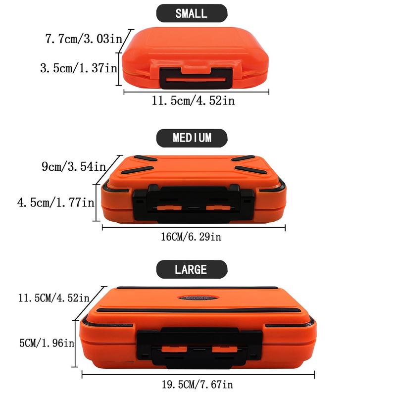 Multi-grid Screw Storage Box, 1 Count Waterproof Storage Box with Compartments, Portable Organizer for Home & Office