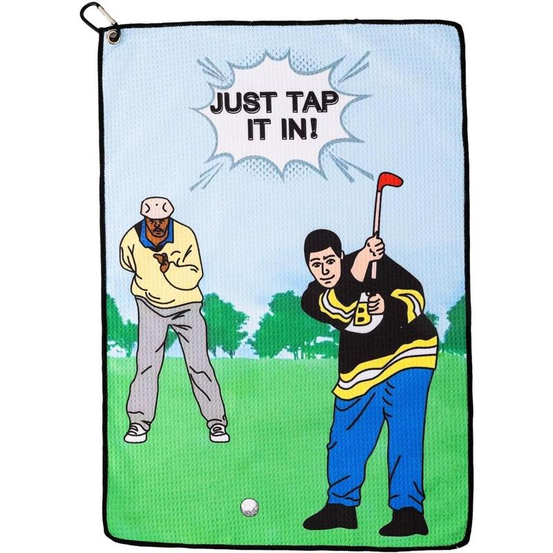 Funny Golf Towel, Printed Golf Towels for Golf Bags with Clip, Golf Gift for Men Husband Boyfriend Dad, Birthday Gifts for Golf Fan - It's All in The Hips