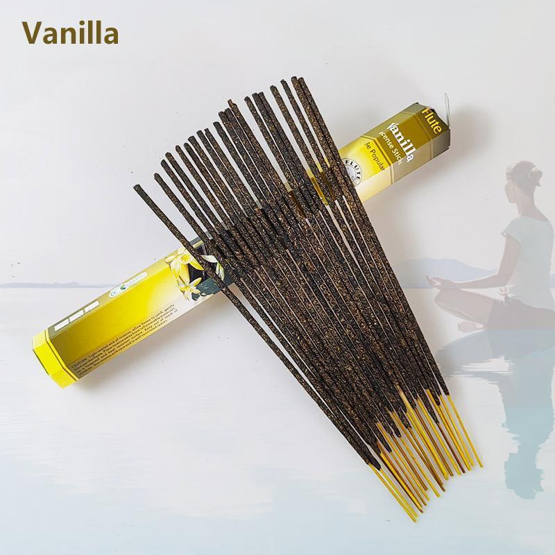 Vanilla Flavor Incense Stick (20pcs box), Wooden Incense Stick, Thread Incense for Home Decor, Home Fragrance Supplies