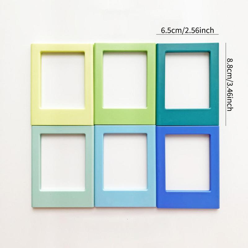 Magnetic Photo Frame, 4 Counts 6 Counts 15pcs Mini Magnetic Photo Frame, Photo Display Frame for Home Kitchen Refrigerator, Room Decor