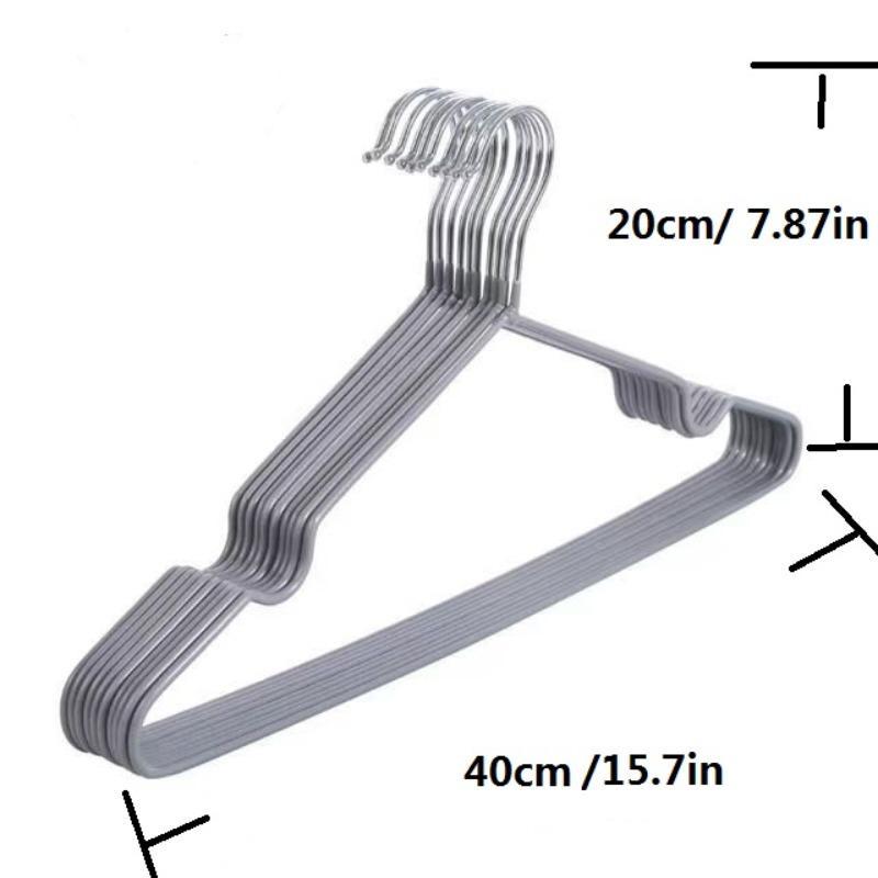 Stainless Steel Clothes Hanger, 3 Counts Non-slip Clothes Hanger, Durable Clothes Hanger for Home, Clothes Organizer, Home Organizer