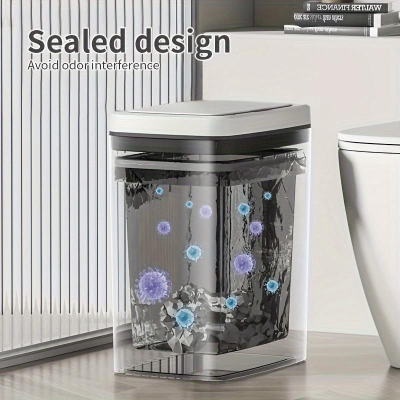 Smart Sensor Trash Can, 1 Count Multifunctional Dynamic Sensor Mode Trash Can, Household Waste Bin for Kitchen, Office, Living Room, Battery Not Included