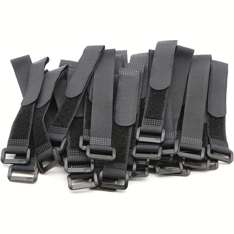 Heavy-duty Reusable Cable Straps, Durable Hook & Loop Fastening Straps, Adjustable Tie Down Straps for Multipurpose Organization