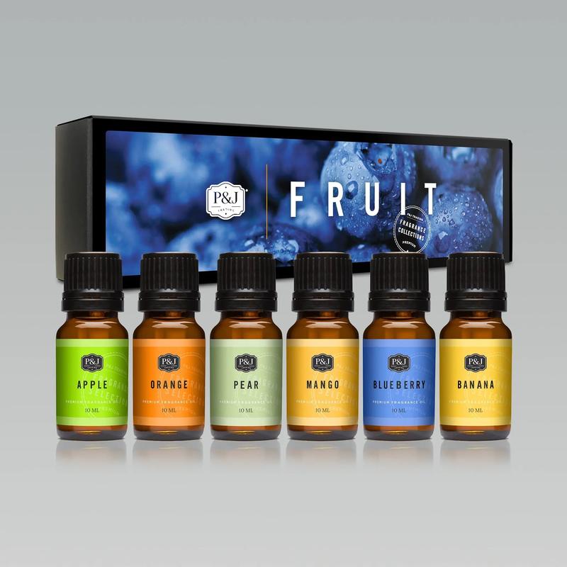 Fruit Set of 6 Fragrance Oils 10ml