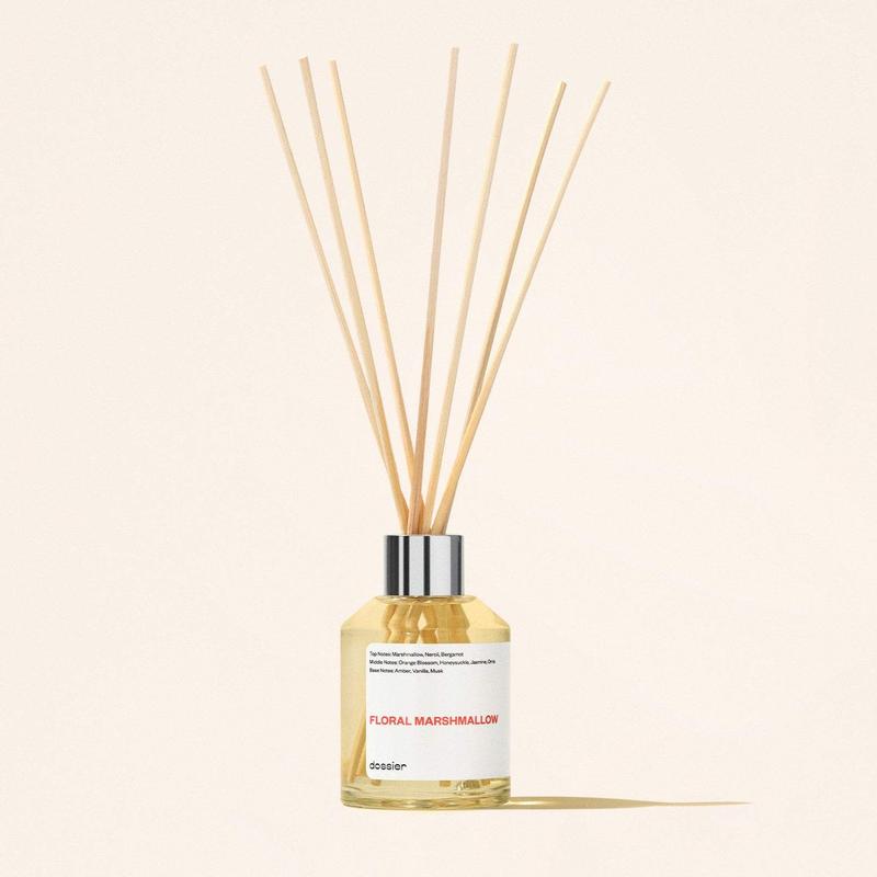 Floral Marshmallow Room Diffuser, Dossier, Room Diffuser, 100ml