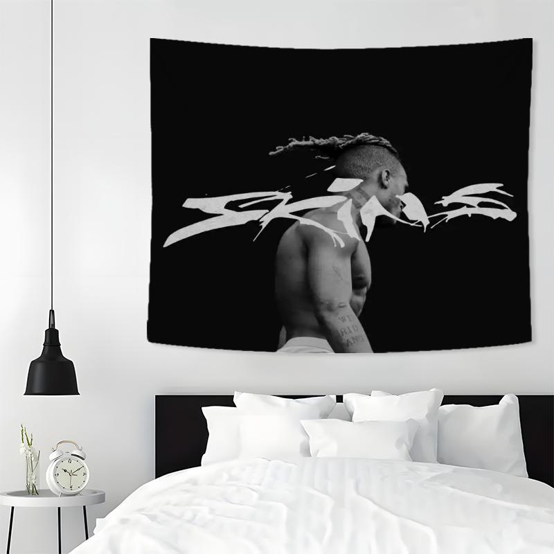 Black and White Figure Pattern Tapestry, Modern Minimalist Wall Hanging Decor, Wall Art for Home Living Room Bedroom Office Dormitory, Home Decor