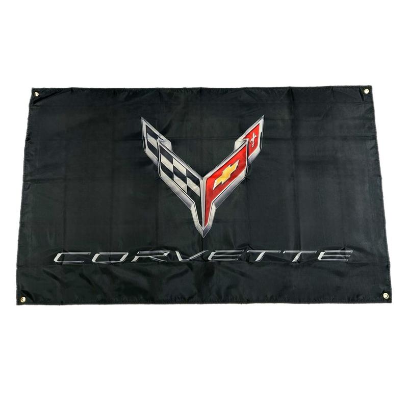 Vette Car flag  3x5 Feet Flag Brass Grommets Room Decor New Banners