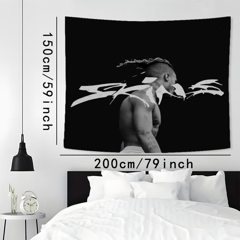 Black and White Figure Pattern Tapestry, Modern Minimalist Wall Hanging Decor, Wall Art for Home Living Room Bedroom Office Dormitory, Home Decor