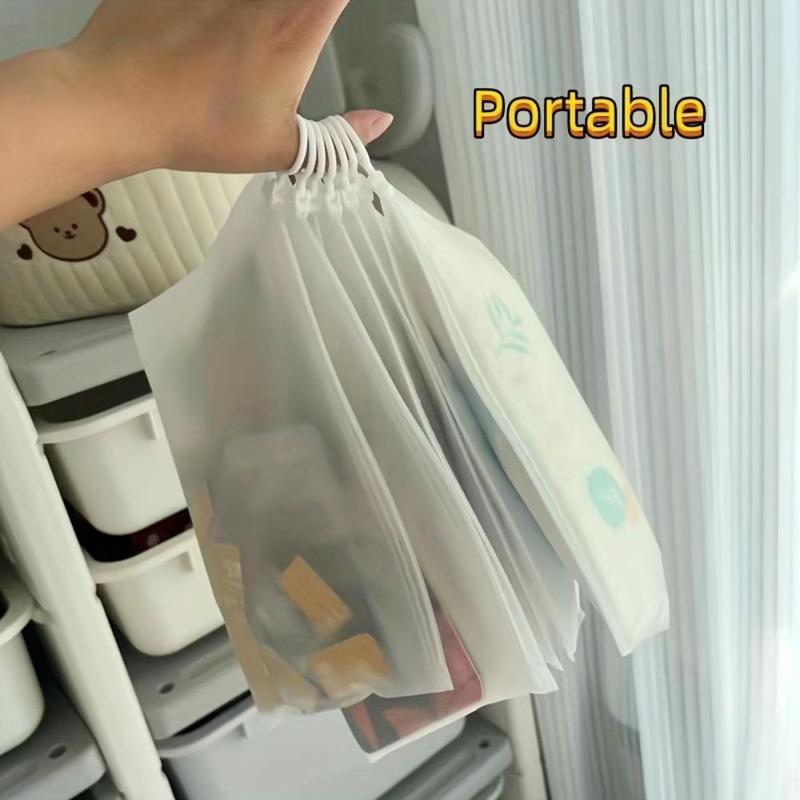 Translucent Storage Bag, 20pcs set Multipurpose Travel Storage Bag, Portable Organizer for Stationery, Toys, Groceries, Travel, Cosmetics