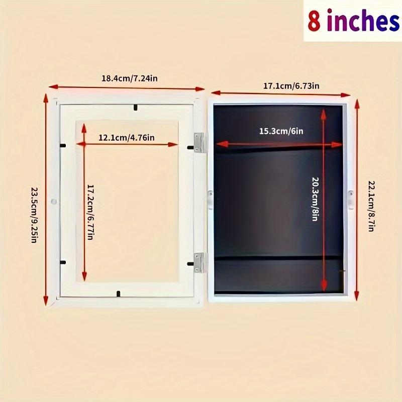 Picture Frame, 1 Count Flip Top Photo Frame, Replaceable Front Opening Frame, Home Decor for Living Room Bedroom Study Room [without Pictures]