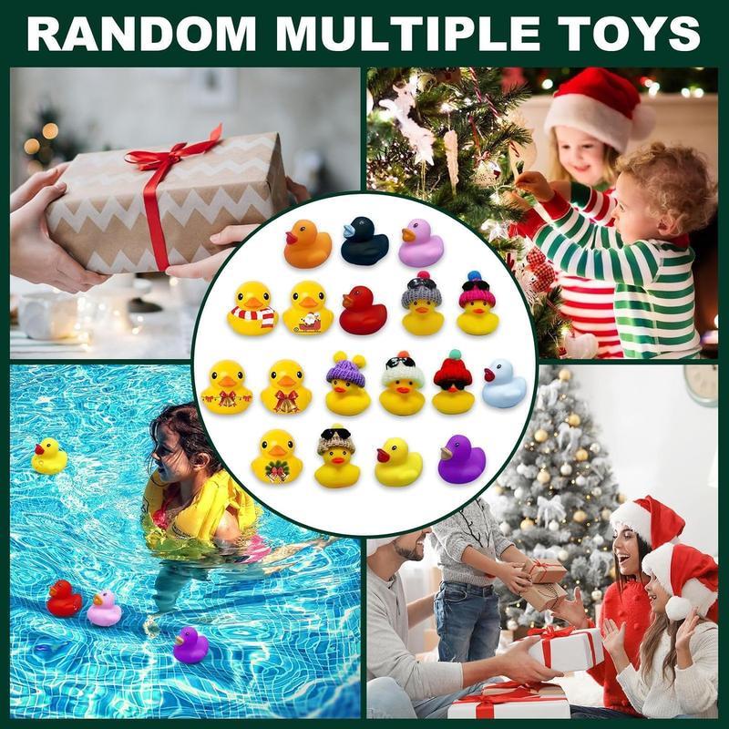 Christmas Blind Box, 1 Box Random Mini Duck Design Blind Box, Party Gift Set for Friends, Party Favors for Christmas, Party Supplies, Christmas Advent Calendar