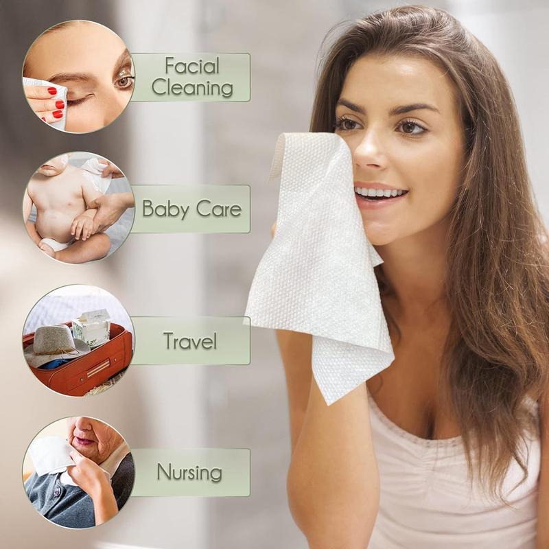 Disposable Face Towel, 50pcs box Disposable Soft Face Towel, Face Washing Towel, Facial Cleaning Towel, Hand Towel, Bathroom Accessories