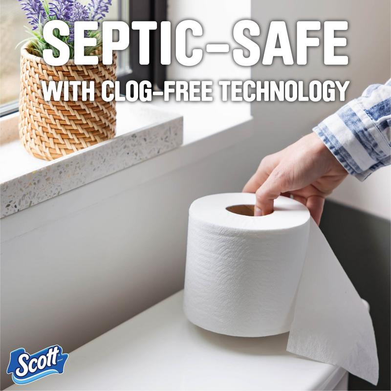 Scott 1000 Toilet Paper, 12 Rolls, 1,000 Sheets per Roll