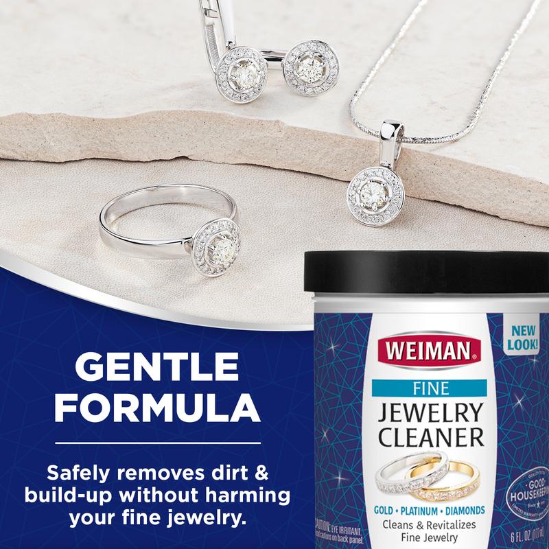 Weiman Ultimate Jewelry Cleaning Bundle with Cloth and Sparkle Stick