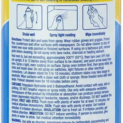 DX08 ZEP 19 oz. Heavy-Duty Oven and Grill Cleaner Household Spray