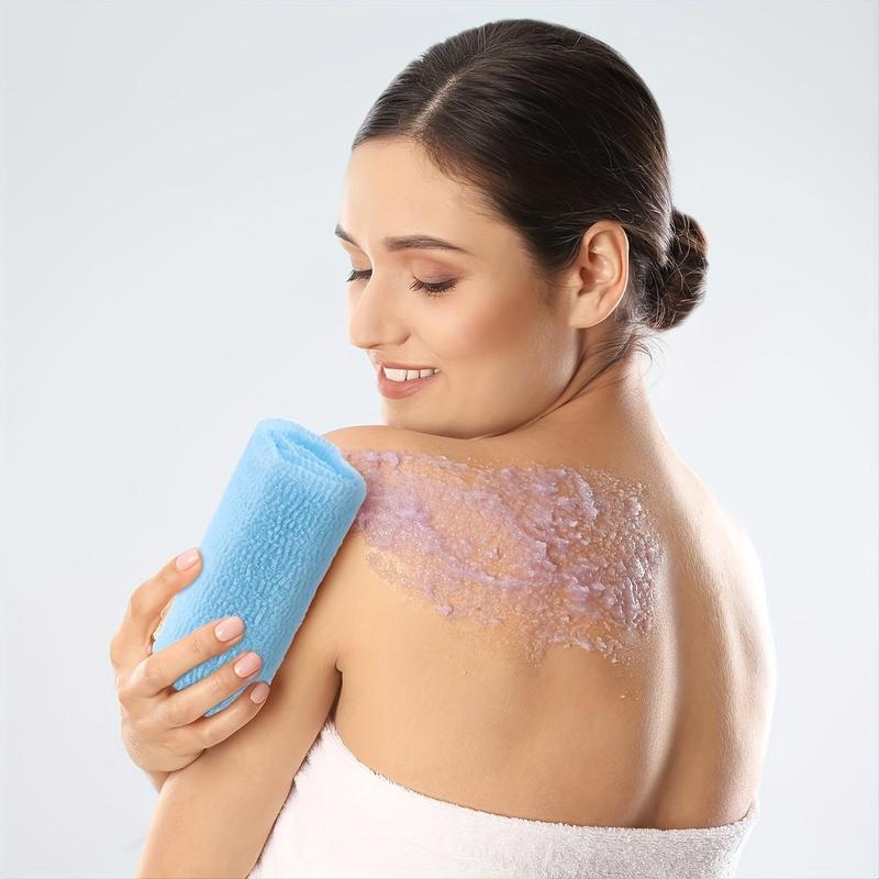 Bath Cleaning Scrubber, 1 3 6pcs Exfoliating Bath Towel, Bathing Accessories for Home Bathroom Washroom