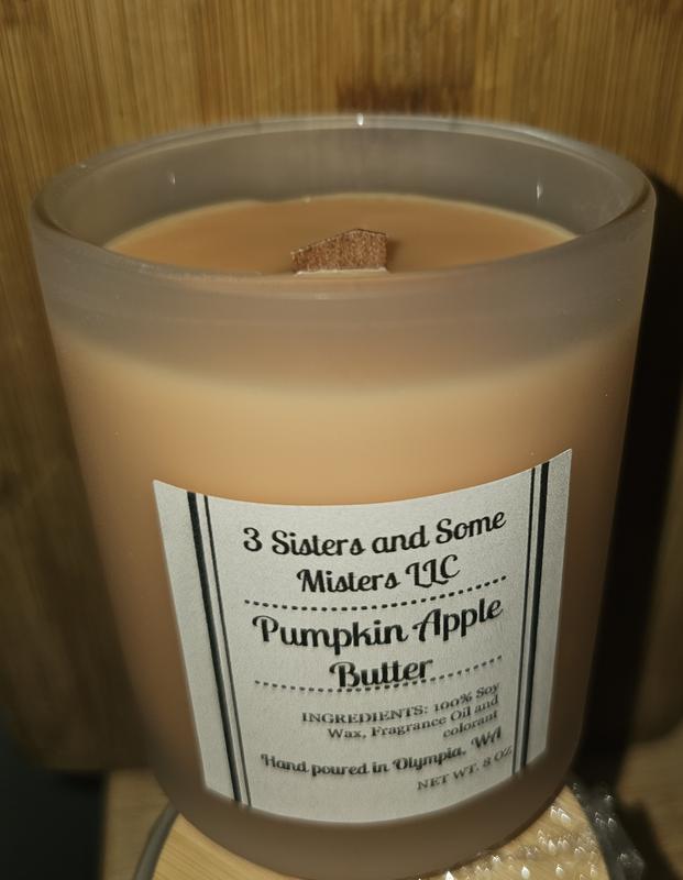 100% Soy Wax Candles Wood Wick