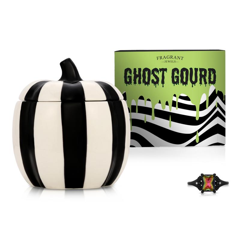 Ghost Gourd - Ceramic Candle