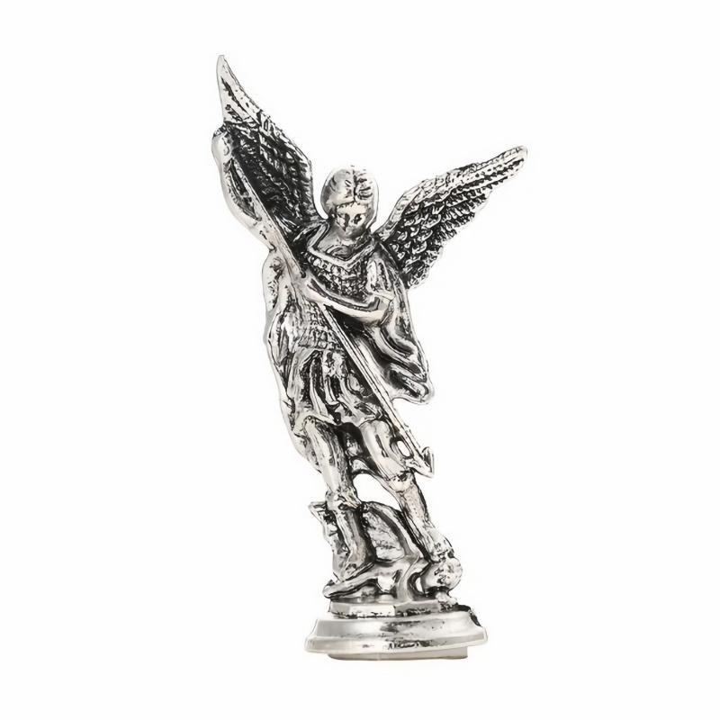 Saint Michael Archangel Statue, 1 Count Home Decorative Figurine, Desktop Display Decor for Living Room Bedroom Office