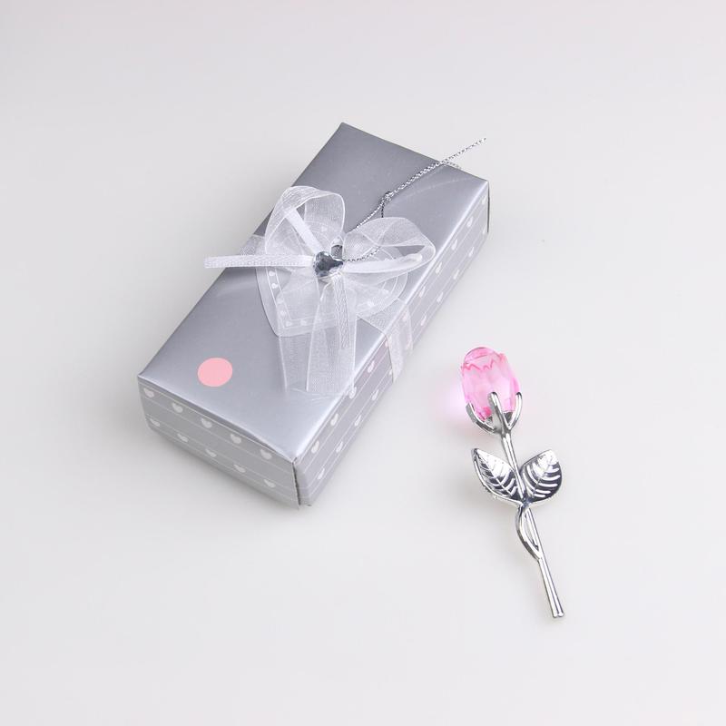 Christmas Artificial Crystal Rose with Gift Box, Artificial Crystal Flower for Home Decor, Valentine's Day Gift, Birthday Gift, Unique Gift for Him her