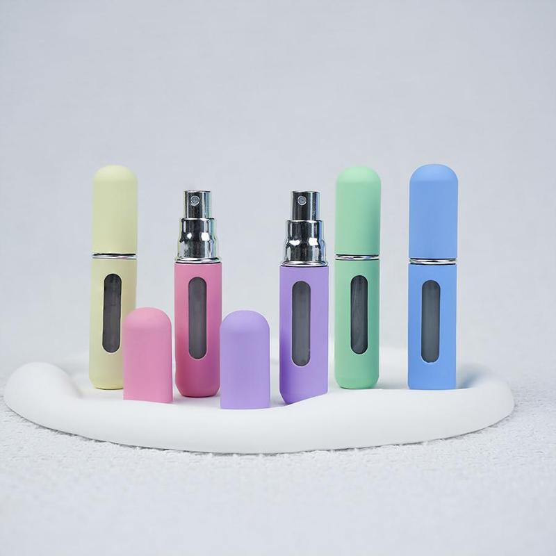 Portable Perfume Spray Bottle (5pcs set), Refillable Empty Perfume Bottle, Perfume Spray Bottle for Home & Travel, Christmas Gift