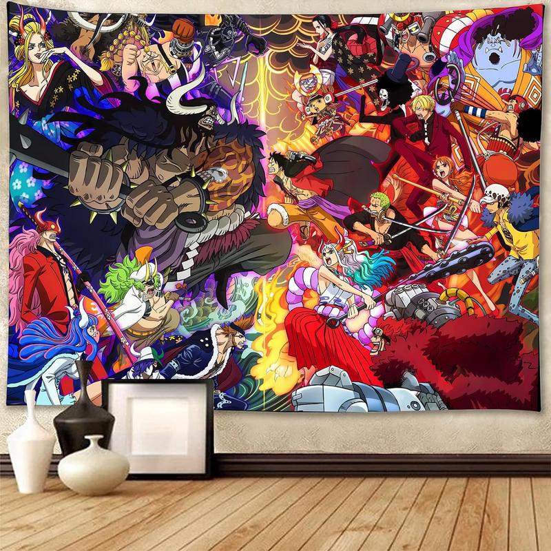 Anime Tapestry Anime Gifts Anime Background Decoration Merchandise Wall Hanging Tapestries for Bedroom Dorm Living Room 60x80inch