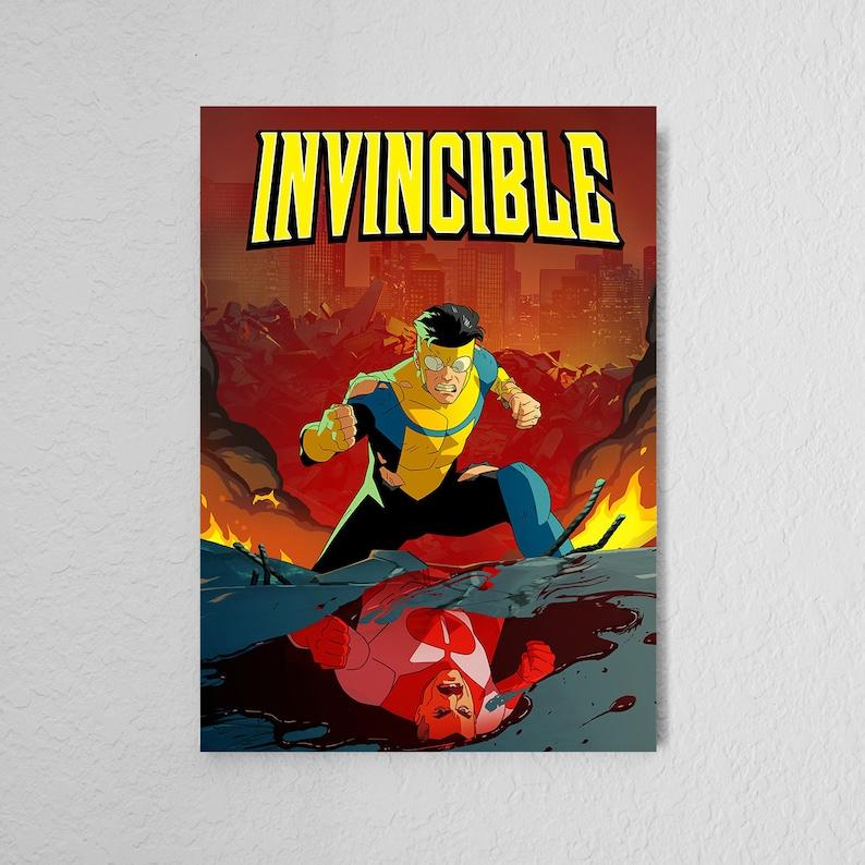 Invincible Movie poster | Vintage Retro Art Print | Wall Art Print |Home decor