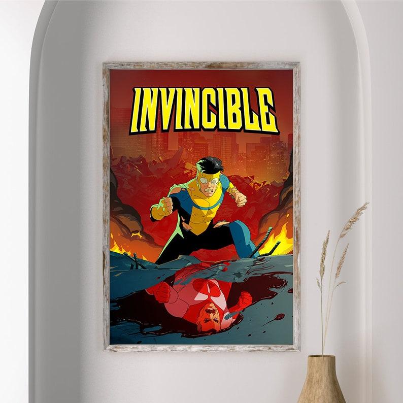 Invincible Movie poster | Vintage Retro Art Print | Wall Art Print |Home decor