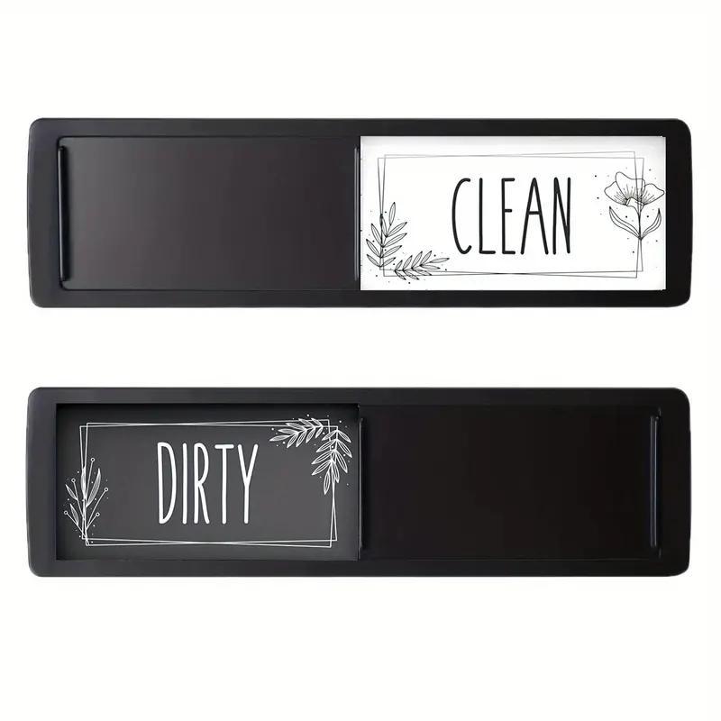 Stylish Dishwasher Magnet, 1 Count Clean & Dirty Sign Magnet, Practical Kitchen Gadgets, Kitchen Decor