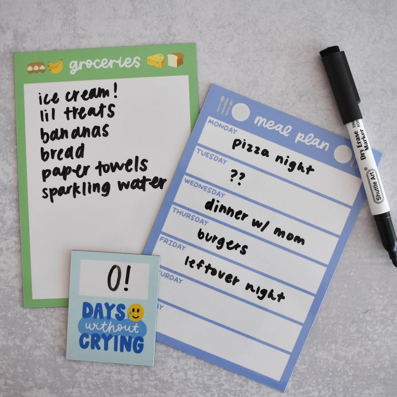 Days Without Crying Dry Erase Magnet