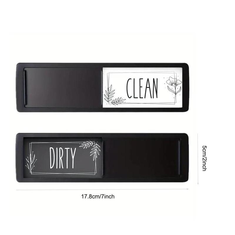 Stylish Dishwasher Magnet, 1 Count Clean & Dirty Sign Magnet, Practical Kitchen Gadgets, Kitchen Decor