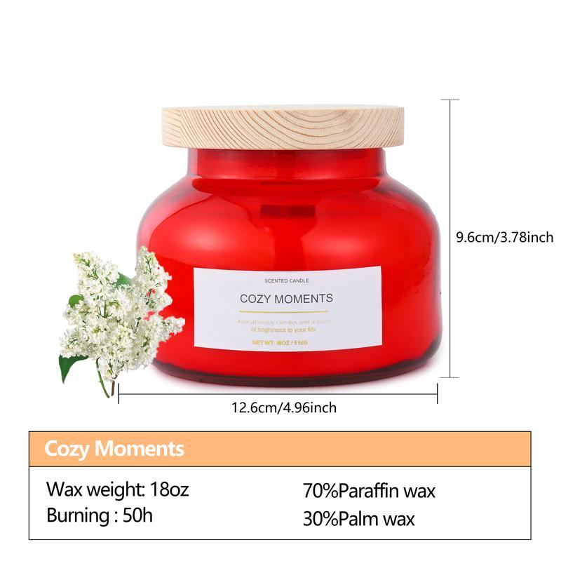 Large Capacity (36 Oz), Burning For 100h,2 Home Scented Candles - Glass Jar Candles - Men's And Women's Candle Gifts - Luxury Home Candles, Creamy Vanilla And Cozy Moments Fragrance, Sweet Companion For A Warm Home.