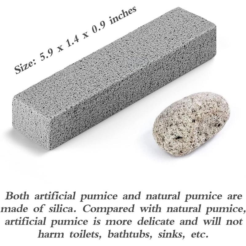 12count Pumice Stone for Toilet Cleaning Bowl Stick,Powerfully Cleans Hard Water Rings, Calcium Buildup & Stains, Suitable for Cleaning Toilet, Bathtubs, Kitchen Sink, Grill Brush Cleaner