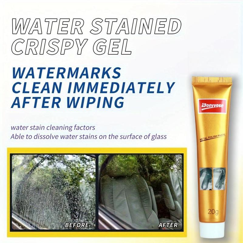 Doeyvose Car Windshield Cleaning Cream, Car Window Cleaning Cream, Window Cleaning Tool for Shower Door, Mirror & Tile, Car Cleaning Tool