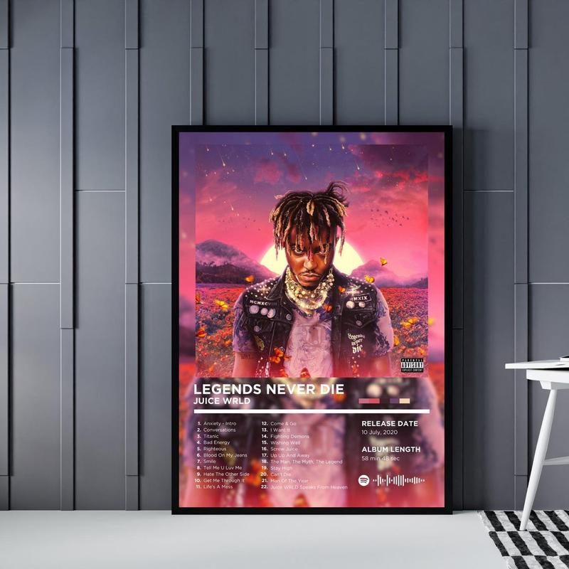 Juice Album Cover Poster, rap classic poster, album cover, music wall print, album cover poster print, singer art, best singer poster,  tracklist poster, album poster,  wall print, wall art, poster print,  poster decor, cover poster, unframed poster