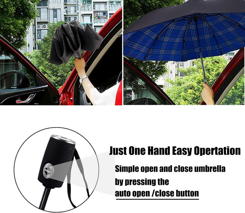 Inverted umbrella automatic folding umbrella car travel outdoor Cover Resistance durable and lightweight double-layer Traditional umbrella